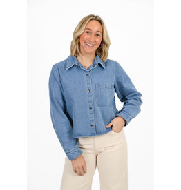 21Jewelz Denim blouse - blauw