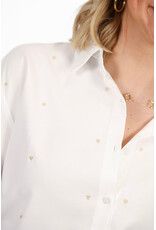 21Jewelz Blouse met hartjes - wit