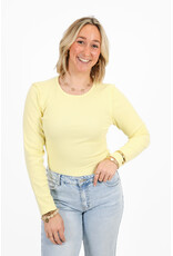 21Jewelz Basic rib longsleeve - geel