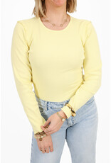 21Jewelz Basic rib longsleeve - geel