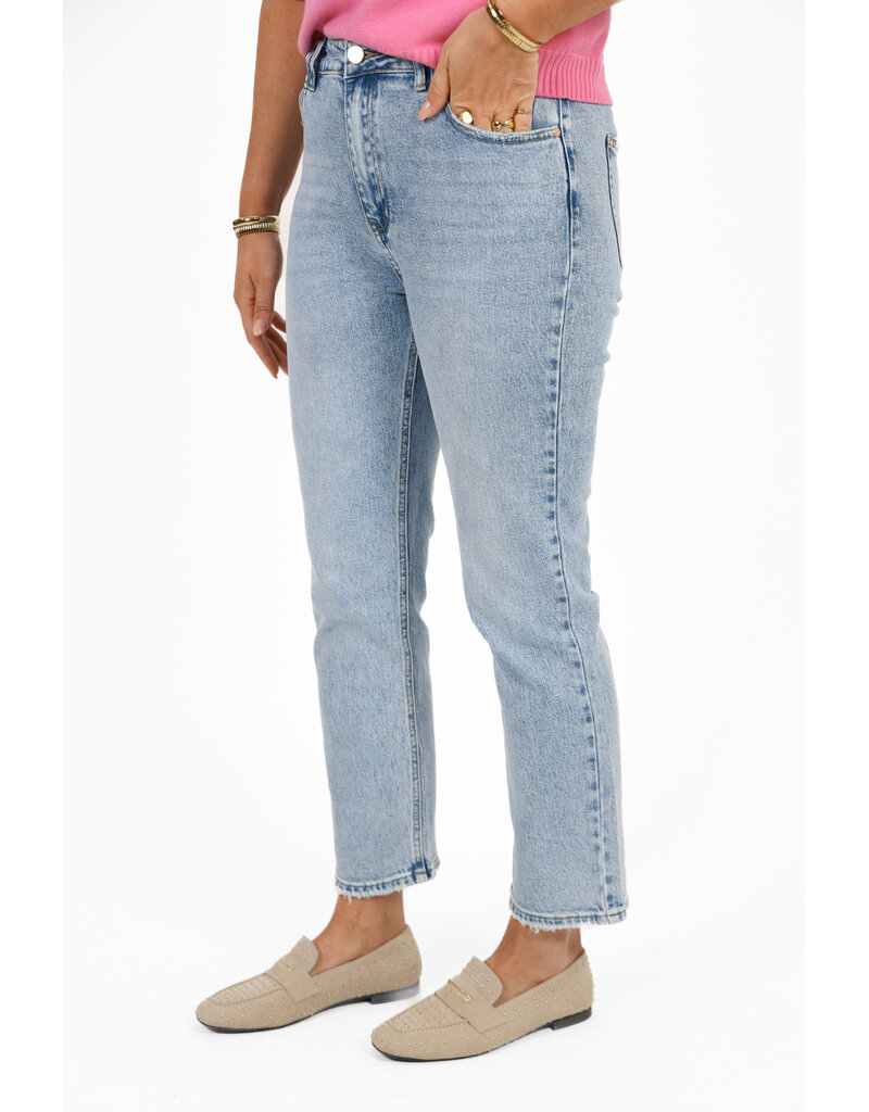 21Jewelz Mom jeans met gouden details - lichtblauw