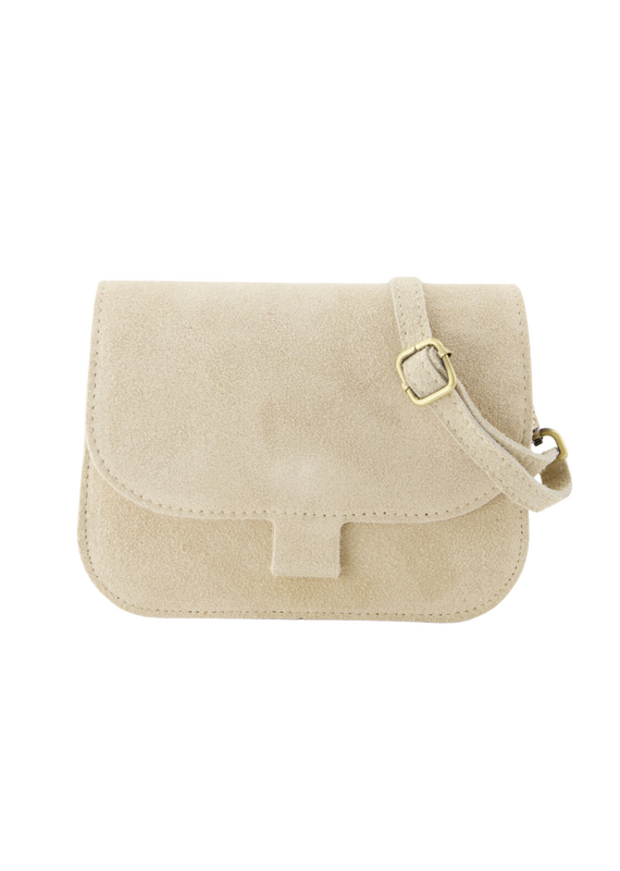 21Jewelz Casual tas - suede ecru