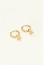 My Jewellery Oorringen met klein sterretje - goud