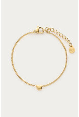 My Jewellery My Jewellery | Botanical armband met fijn hartje - goud