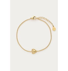 My Jewellery My Jewellery | Botanical armband met hartje - goud