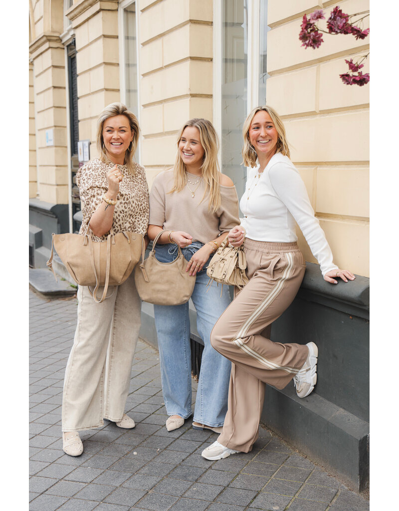 21Jewelz Beige jogger met streep
