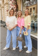 21Jewelz Sweater T-shirt met embleem - geel