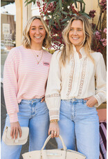 21Jewelz Kanten blouse - ecru