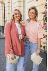 21Jewelz Effen blazer - oudroze