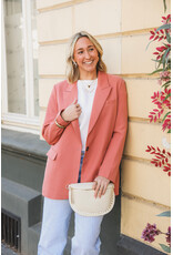 21Jewelz Effen blazer - oudroze