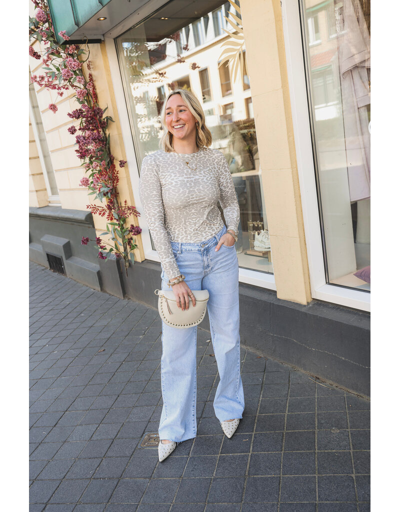 21Jewelz Travel panter top - beige