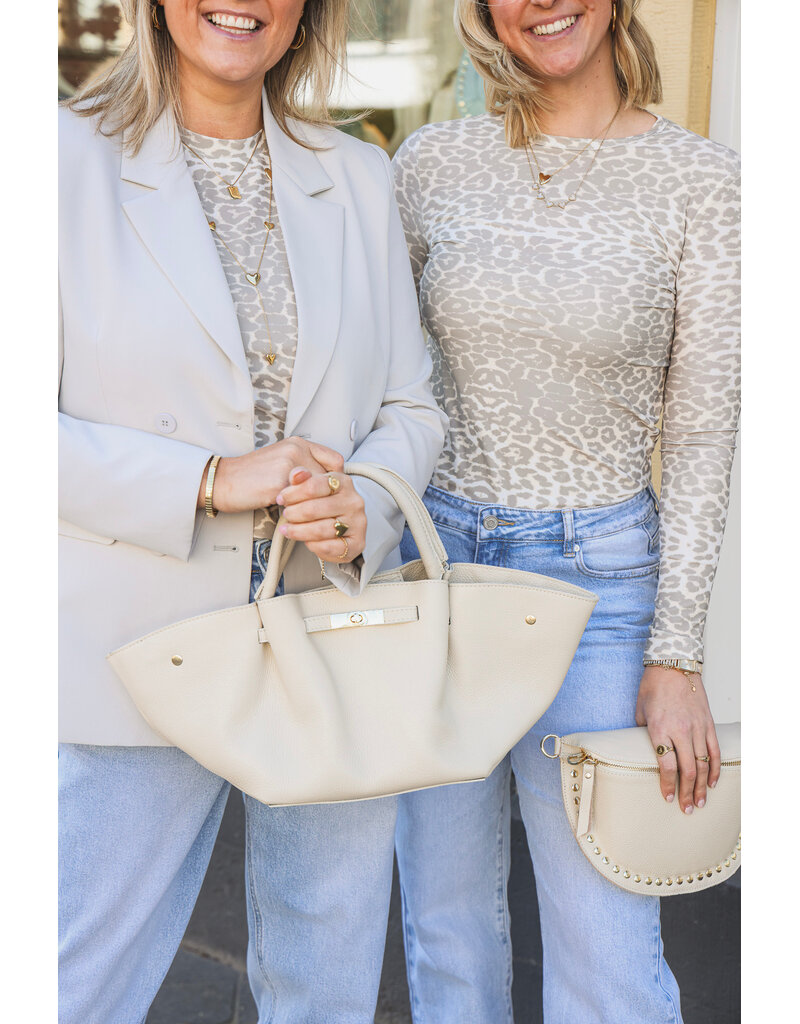 21Jewelz Travel panter top - beige