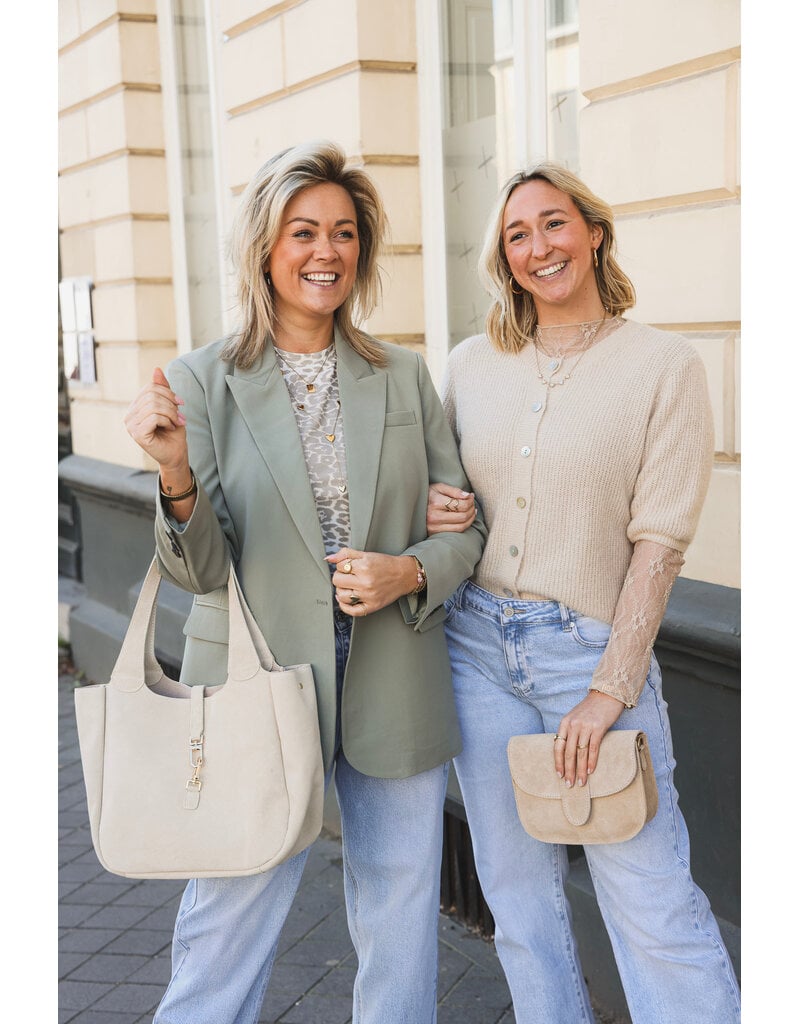 21Jewelz Vest met korte mouwen - beige