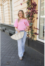 21Jewelz T-shirt l'amour - roze/rood