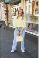 21Jewelz Wollig vestje met schoudervulling - geel