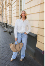 21Jewelz Blouse met hartjes - wit