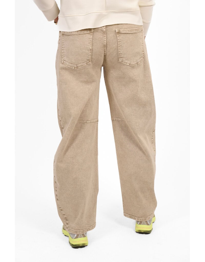 21Jewelz Barrel jeans - washed beige