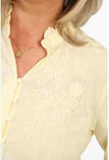 21Jewelz Blouse met beige broderie - geel