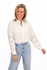 21Jewelz Blouse met sierlijke details - wit