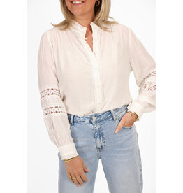 21Jewelz Blouse met sierlijke details - wit