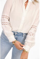 21Jewelz Blouse met sierlijke details - wit