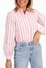 21Jewelz Blouse met strepen - wit/roze