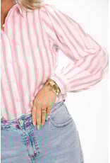 21Jewelz Blouse met strepen - wit/roze