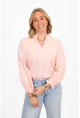 21Jewelz Blouse met beige broderie - roze