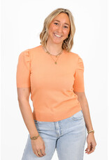 21Jewelz Truitje met korte pofmouwen - koraal