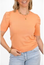 21Jewelz Truitje met korte pofmouwen - koraal