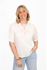 21Jewelz T-shirt Côte d'Azur - wit/roze