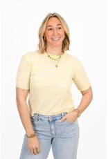 21Jewelz Gestreept shirtje - geel