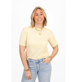 21Jewelz Gestreept shirtje - geel