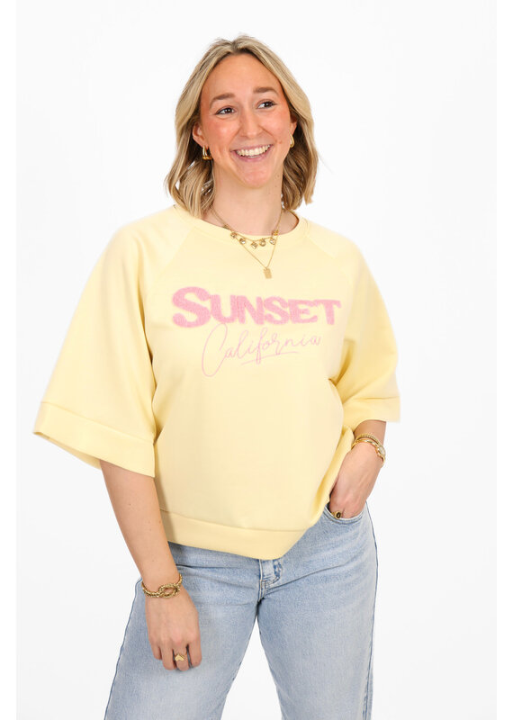 21Jewelz Sunset California sweatshirt - geel
