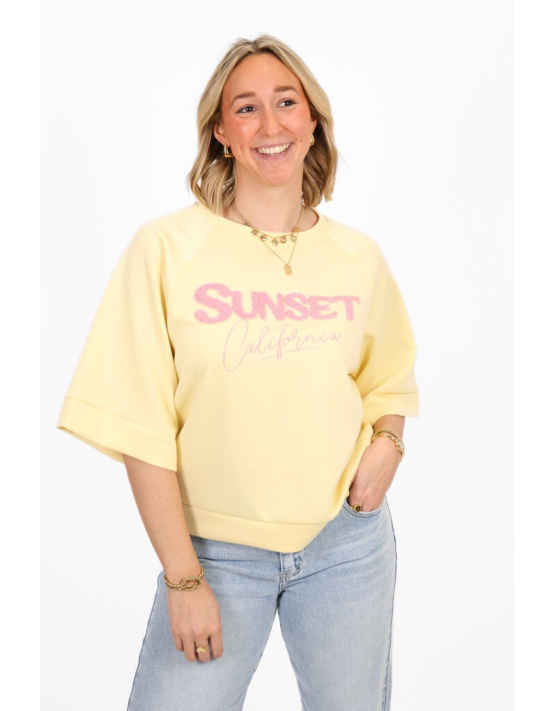 21Jewelz Sunset California sweatshirt - geel