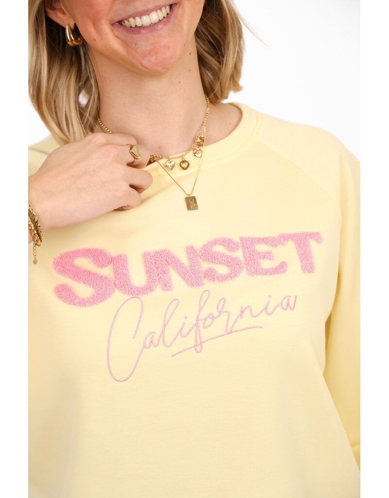 21Jewelz Sunset California sweatshirt - geel