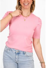 21Jewelz Truitje met korte pofmouwen - roze