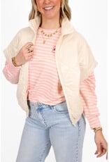 21Jewelz Gewatteerde bodywarmer - ecru