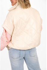 21Jewelz Gewatteerde bodywarmer - ecru