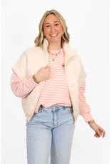 21Jewelz Gewatteerde bodywarmer - ecru