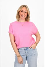 21Jewelz Truitje met structuur boord - roze