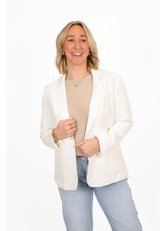 21Jewelz Basic blazer - ecru