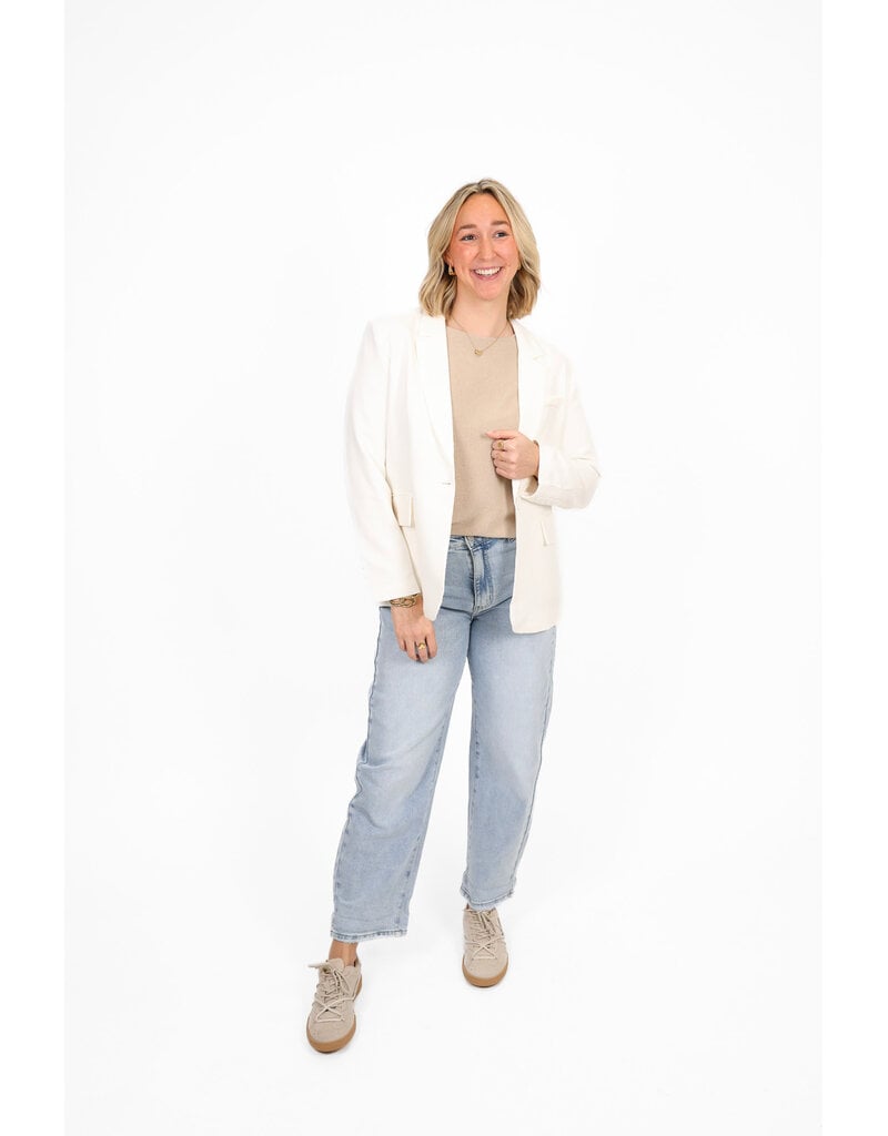 21Jewelz Basic blazer - ecru