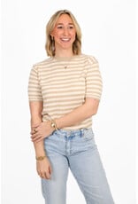 21Jewelz Gestreept shirtje - beige