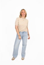 21Jewelz Gestreept shirtje - beige