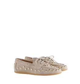DWRS DWRS | Latty big studs - suede beige