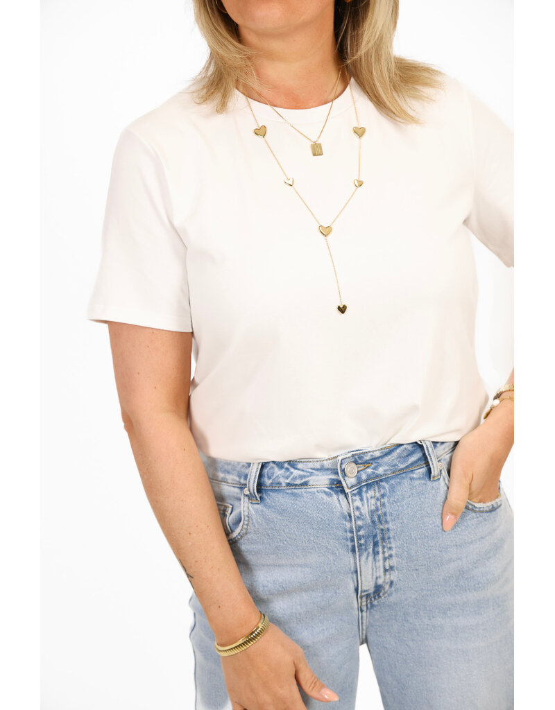 21Jewelz Effen basic t-shirt - wit