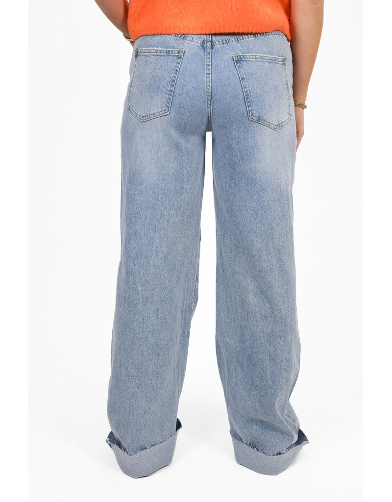 21Jewelz Wide leg jeans extra tall - blauw