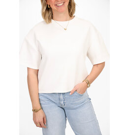 21Jewelz Effen boxy shirt - wit