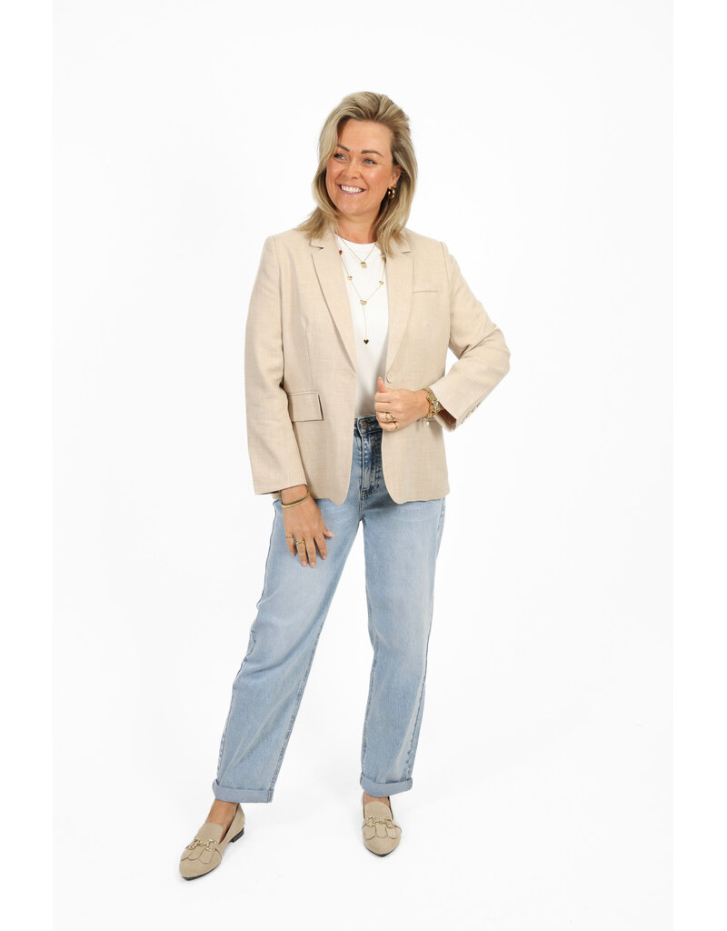 21Jewelz Mom jeans met omgeslagen pijp - lichtblauw